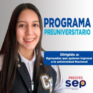 PROGRAMA PREUNIVERSITARIO 460 HORAS APROX. DIRIGIDO A EGRESADOS QUE QUIERAN INGRESAR A LA UNIVERSIDAD NACIONAL CALENDARIO B